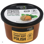 Organic Shop Sweet almond & cane sugar , exfoliues dhe lares per trupin