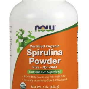 ORG SPIRULINA POWDER 1 LB-NOW