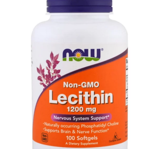 SUNFLOWER LECITHIN 1200 MG 100 SGELS-NOW