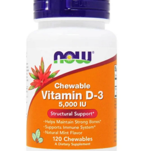 VIT D-3 5000 IU x 120 sgels -NOW