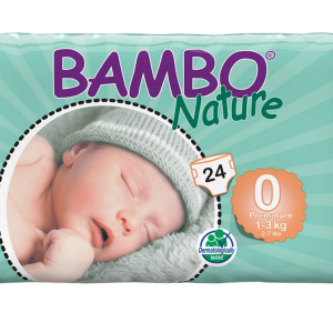 Bambo Nature nr:0 (Premature) 1-3kg |24 Copë