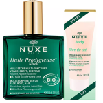 Prodigieux® NEROLI KIT- Huile Seche Multi- Function NEROLI 100ml + Rêve de Thé- Gommage Granité Ressourçant 15ml