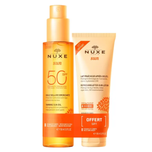 Nuxe SUN- Hulie Solaire Bronzante SPF 50 / 150ml + Lait Fraicheur Apres - Soleil 100ml