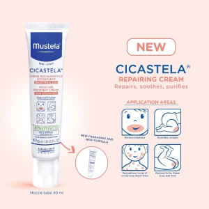 Mustela -  Cicastela krem riparues 40 ml